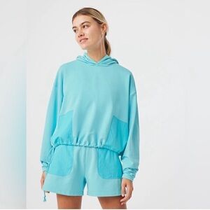 Outdoor Voices Beachtree Hoodie – Aqua Blue, Size XL